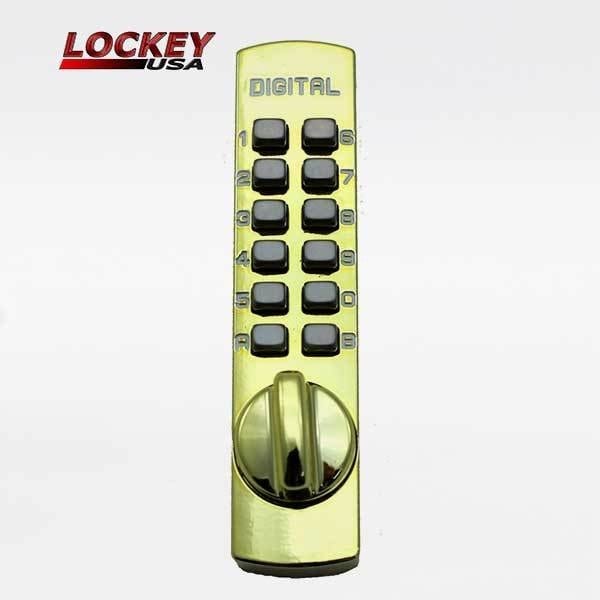 C-170 Surface Mount Cam Cabinet Lock - Bright Brass finish.